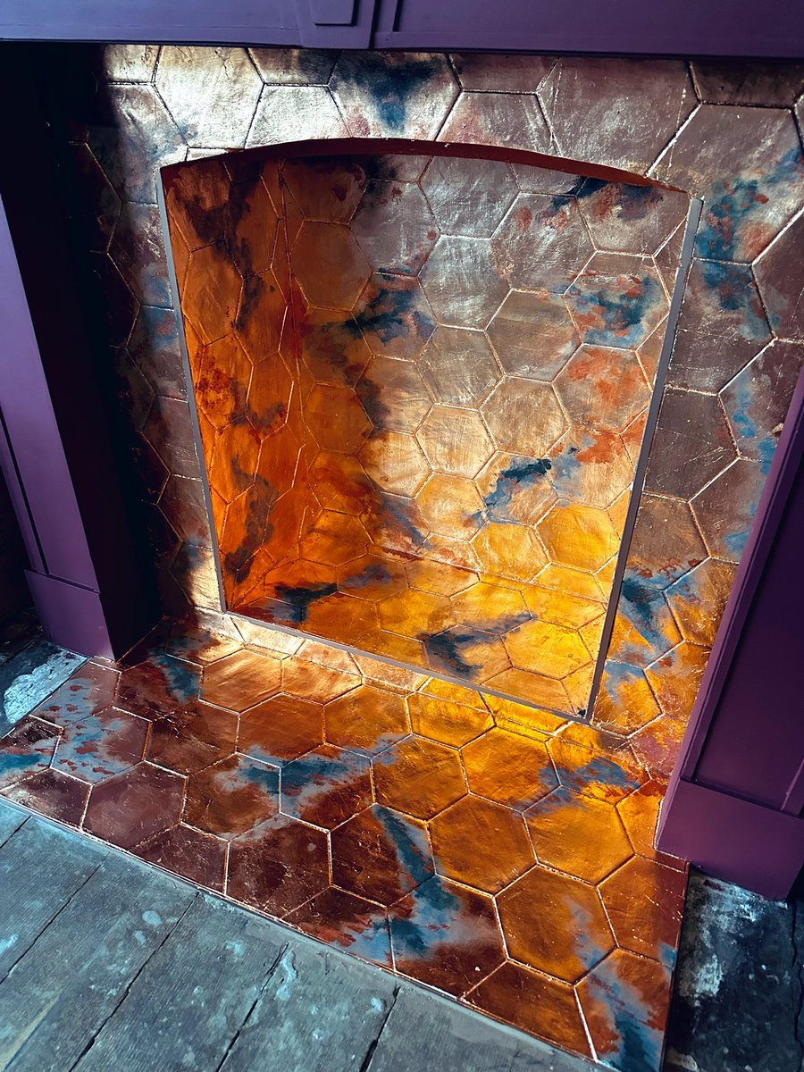 mustbejp's tweet image. Never done this before but pretty pleased with the result! #copperleaf #fireplace #renolife #fireplace