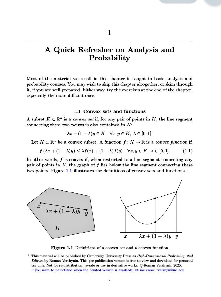 probnstat's tweet image. High Dimensional Probability by Vershynin
math.uci.edu/~rvershyn/pape…
