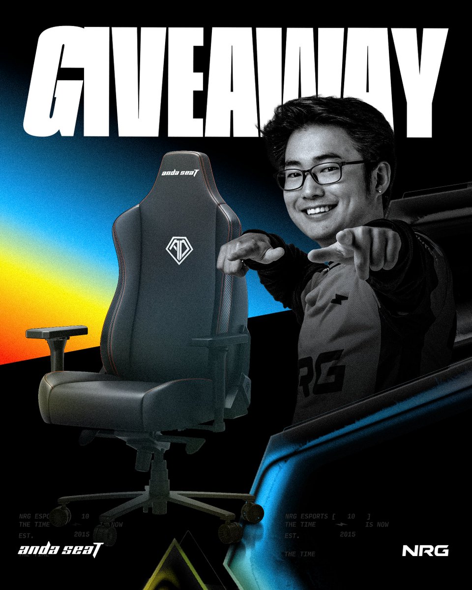 NRGgg's tweet image. Holy sit
@andaseatchair just told us we can give away their newest UNRELEASED gaming chair.
To enter:
- Like + RT
- Follow @NRGgg & @andaseatchair
- Tag 2 friends who needs a new chair