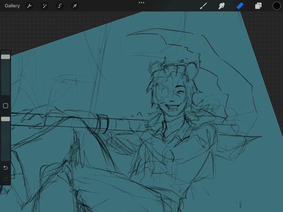 DORIKAN4's tweet image. Feeling really shitty rn but hope that I’ll have enough motivation to finish this piece live laugh love Scythe