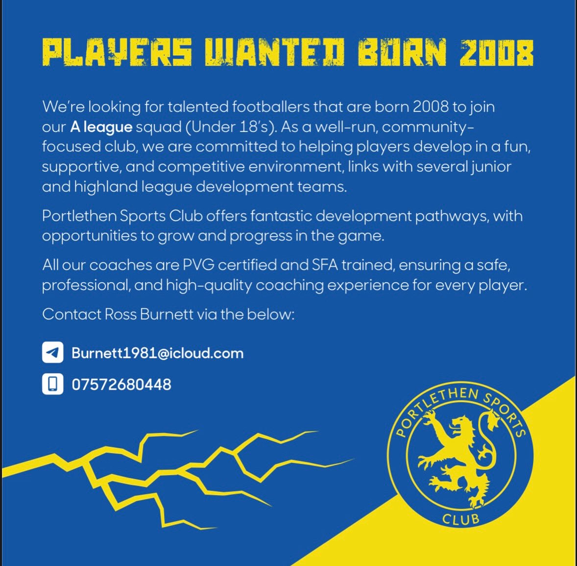 Portlethen SC tweet media