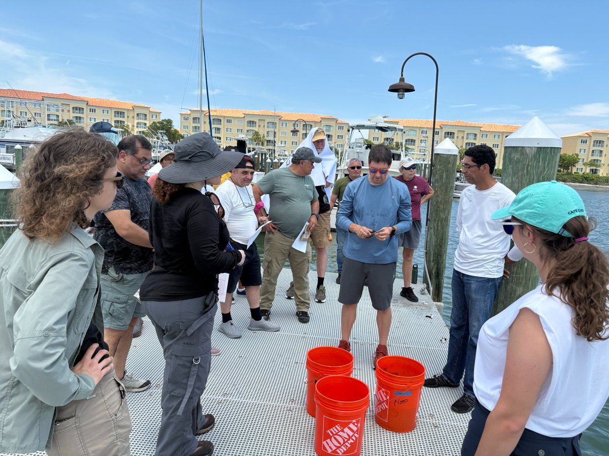 SImarineGEO's tweet image. Kicking off Day 1 of our MarineGEO Monitoring Modules (3M) Workshop at @SmithsonianSMS! Faculty from 5 countries are learning to bring MarineGEO protocols into undergrad courses—starting with the fouling community protocol. Excited to collaborate &amp;amp; build ocean literacy together!