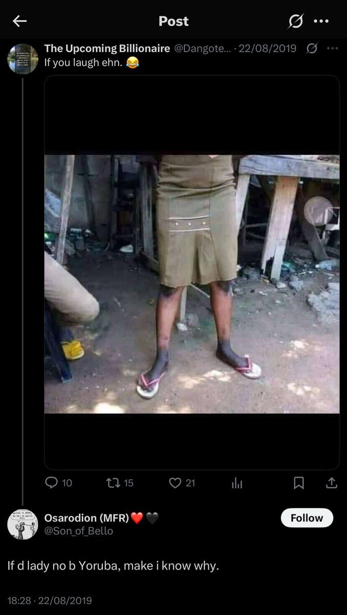 AdesojiCalebs's tweet image. Who is a BIGOT now?
When conversations around bigotry arise, you should be ashamed.
Now, please provide any tweet of mine where I’ve belittled other tribes in this way. I have exposed your hypocrisy and gaslighting.
Now ppl can see you for who u are..
A bigot.
@Son_of_Bello