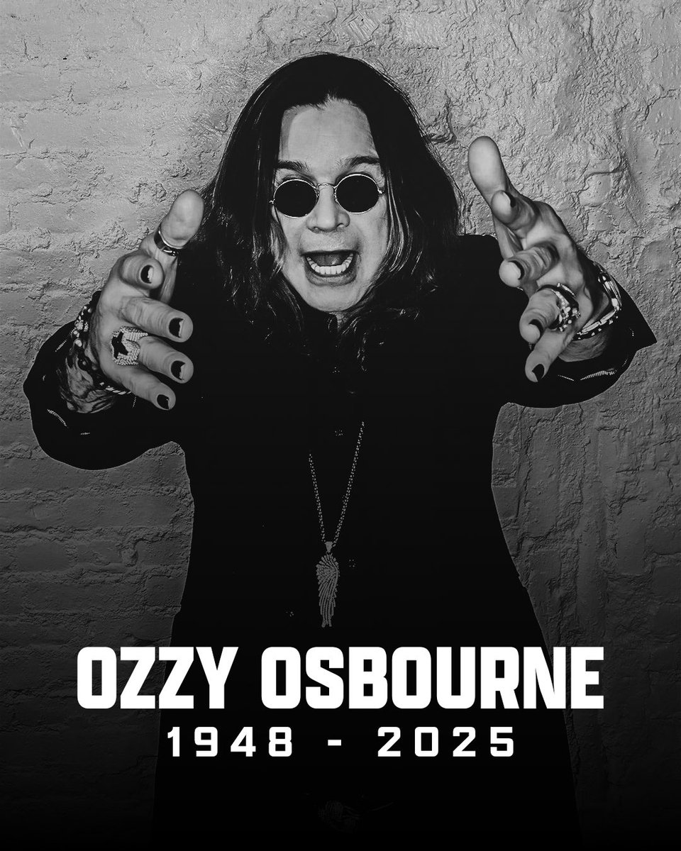 1972RanPar's tweet image. RIP Prince of Darkness!
Ozzy Osborne passed away today!
Final ride for the Crazy Train leaving soon!