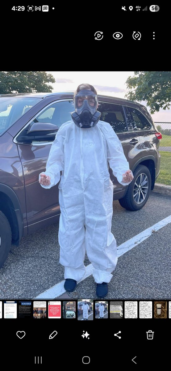 hoopes_leah's tweet image. I trolled Garnet Valley School Board and showed up in this suit after they called the State Police on us, the unmasked parents speaking freely. I told them I was protecting myself from the shedding from the jabbed.
#troll