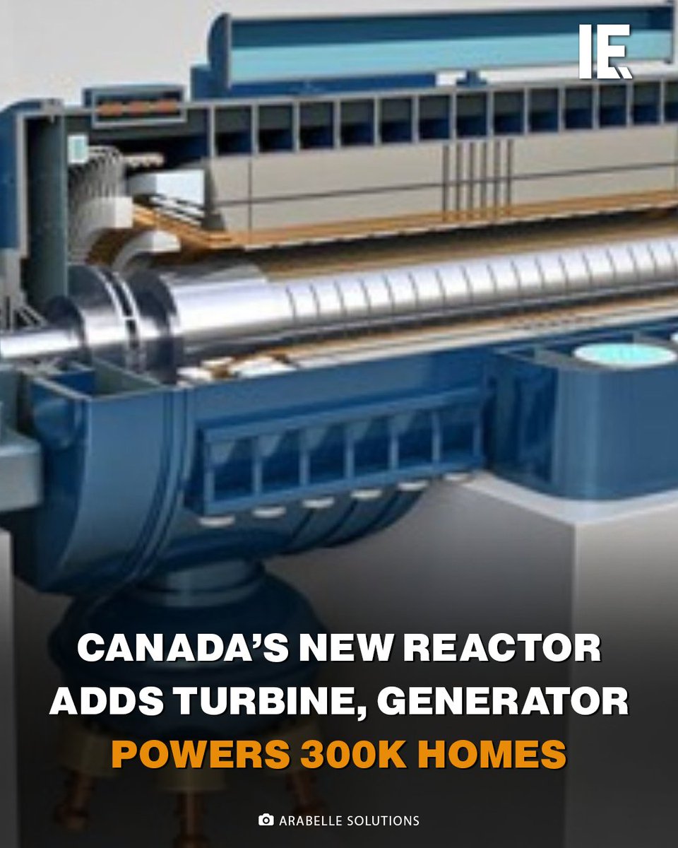 IntEngineering's tweet image. The equipment will form key components of the Darlington SMR turbine island. bit.ly/4m7hYy2