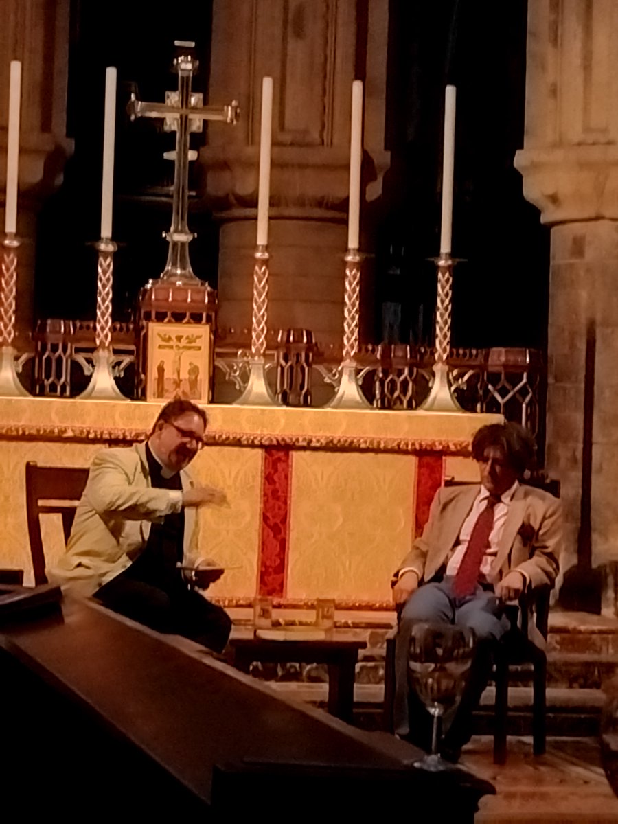 TimBryars's tweet image. Illuminating and enjoyable conversation in @StBartholomews this evening between @WalkerMarcus and @BijanOmrani, whose new book goes straight to the top of my reading pile.