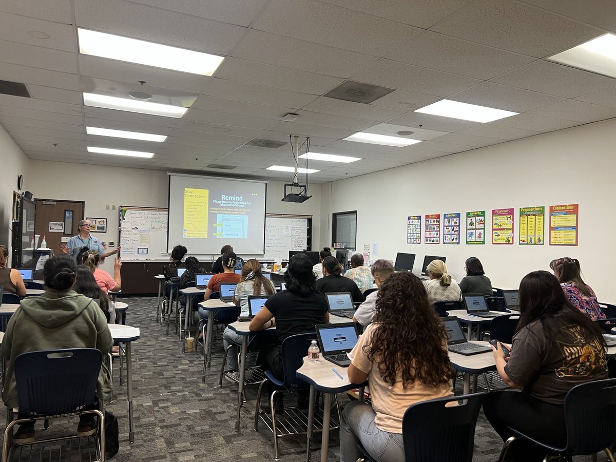 High School Dipioma Returner Student Enrollment has been a success! Tomorrow we begin enrolling returning students from our ESL Program. See you there!

#AEmatters #RedlandsAdultSchool #ThisisRUSD