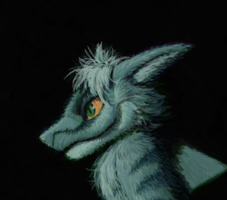 Project_Crater's tweet image. using the little windows of free time to get lost in the sauce ;)
"dreaming of a better life" WIP: quick fur detailing. A lot of the render will disappear when looking at the full picture like 'Untitled' but thematically fur detail won't be too important.