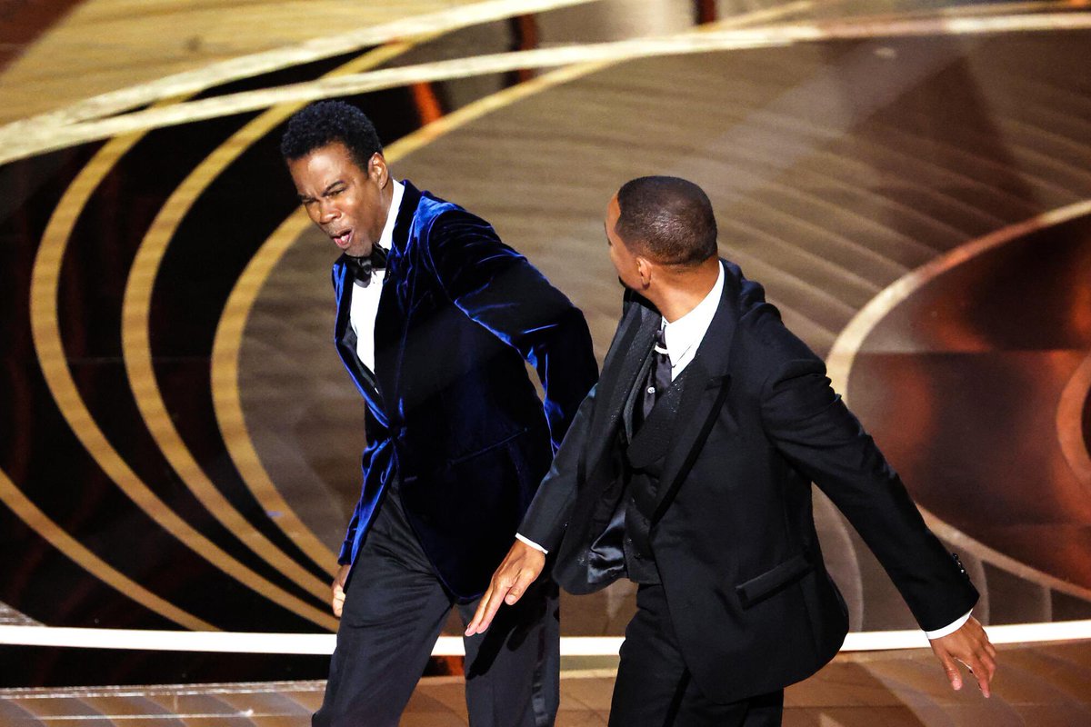 mldiffley's tweet image. 6 years ago today, Will Smith slapped Chris Rock at the Oscars
