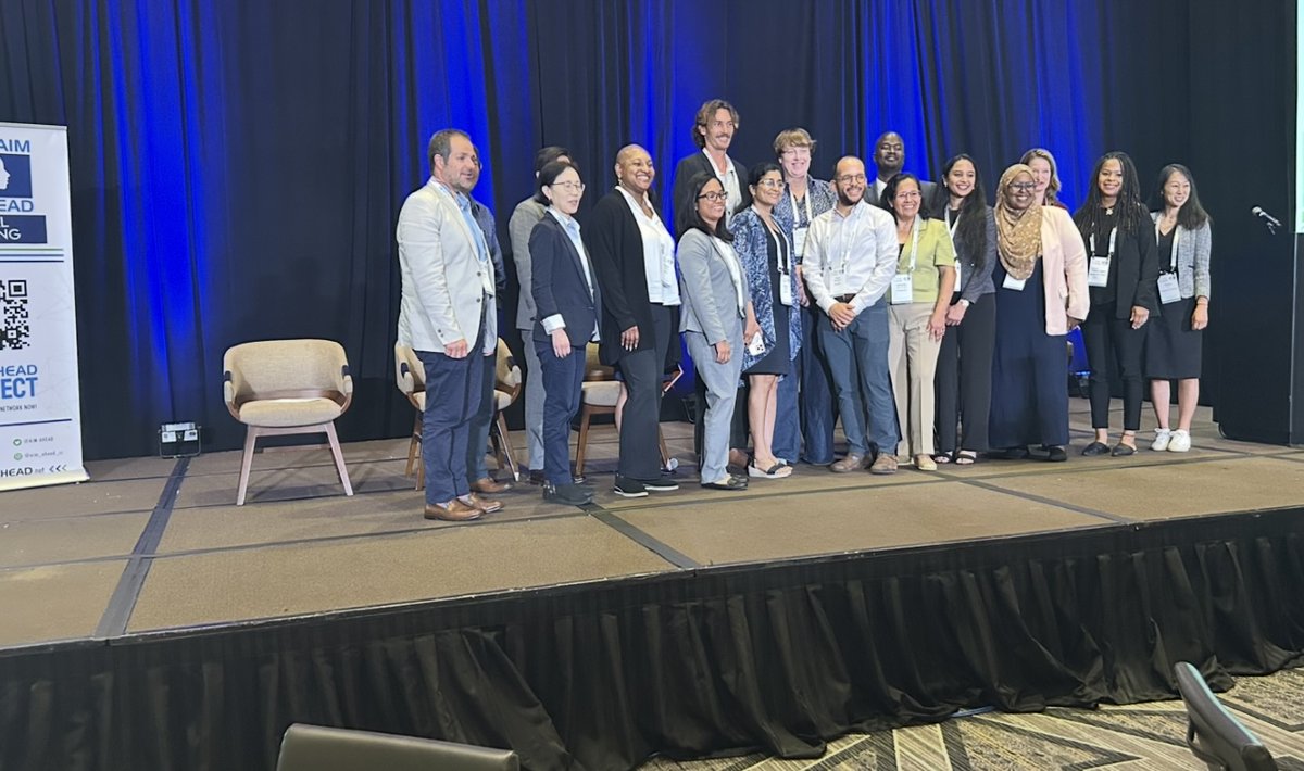 MorehouseCardi1's tweet photo. The CVRI team recently joined fellow AIM AHEAD hubs in sunny Dallas, Texas, for the Fourth Annual National Institutes of Health-funded AIM AHEAD Meeting—a dynamic two-day event dedicated to exploring the advances of AI and health data science. https://t.co/ZdBKYkwKnj