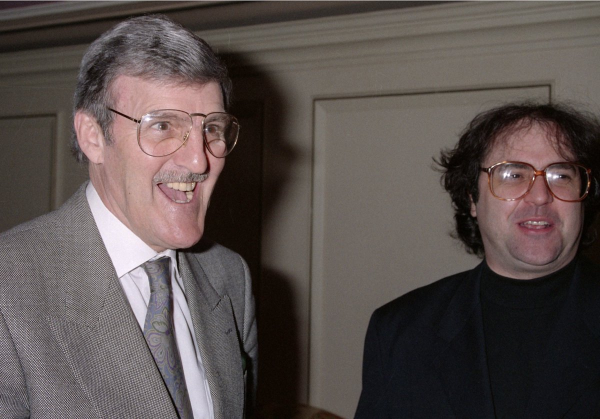 prodnose's tweet image. Jimmy Hill's birthday. A giant. He said he liked my Own Goals videos. I was staggered. He was Jimmy Hill!