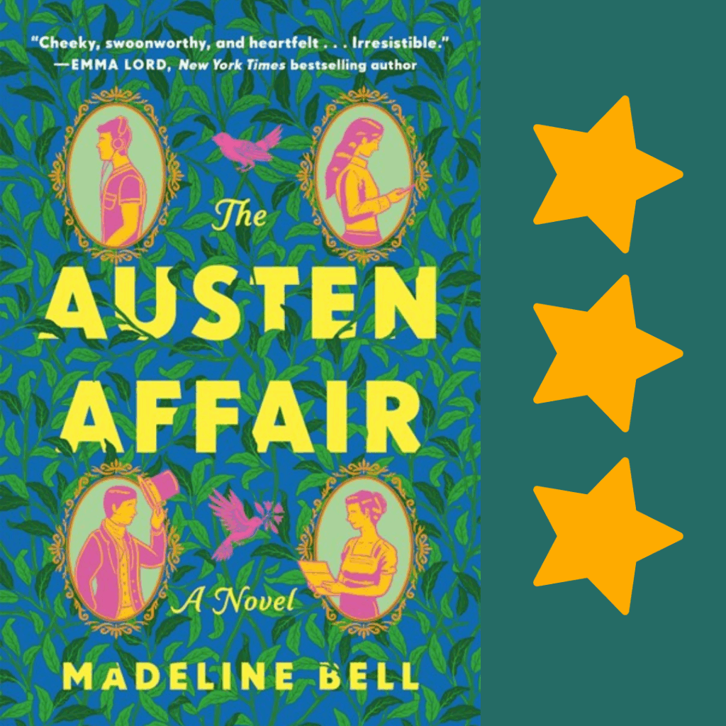 MacmillanLib's tweet image. Madeline Bell’s THE AUSTEN AFFAIR, where two feuding co-stars in a Jane Austen film adaptation accidentally travel back in time to the Regency Era, has received three starred reviews! 🌟🌟🌟 tinyurl.com/skwe9a9y