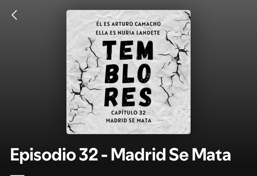 MadridDecadente's tweet image. 📌 ¿Odio Madrid?
Hoy, como cada día desde que tengo esta cuenta, me han vuelto a decir que odio Madrid…y me ha venido a la cabeza esta entrevista que me hicieron el otro día en este podcast llamado “Temblores” donde hablamos de eso (y mucho más)
Si tienes curiosidad de…