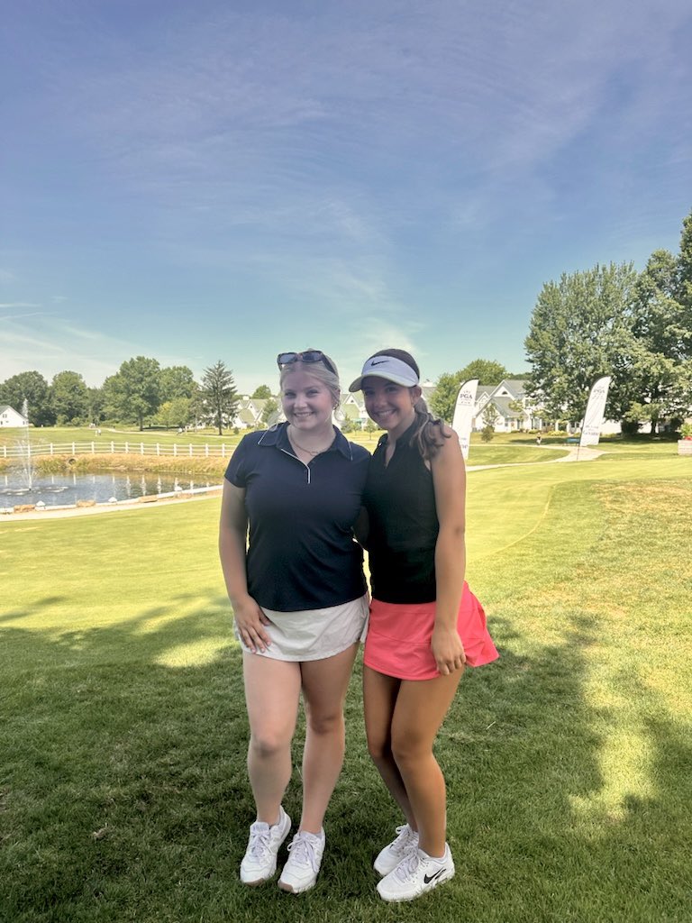 OFgirlsgolf's tweet image. Congrats to sophomores Lena Kosunick and Lily Andrich for finishing in the top 10 today while competing in the 9 hole futures tour at North Olmsted GC! Great job ladies!!