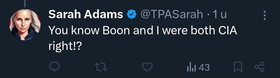 ZafaraniRebel's tweet image. Yes, WERE. As in almost a decade ago. You keep dropping “CIA” like it’s a current title. It’s not. They kicked you out, @TPASarah. Maybe it’s time you finally explain why.