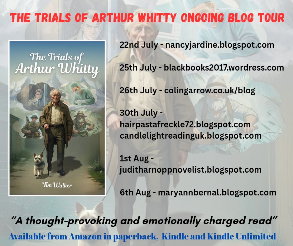 timwalker1666's tweet photo. #bookblogtour
The Trials of Arthur Whitty is a captivating novella that follows the fortunes of ordinary Arthur whose sense of humour and vivid imagination carry him through a series of challenging situations:
https://t.co/WueAbRaUxe
#kindle #KindleUnlimited #NewBook #booktwt https://t.co/LnHLi1DexA