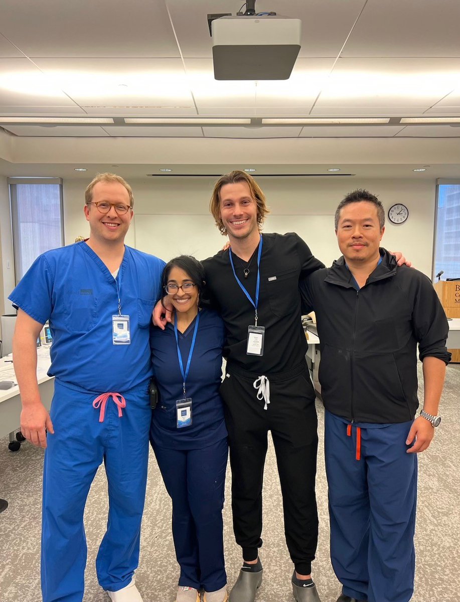 UTMBNeurosurg's tweet image. Two of our UTMB Neurosurgery faculty, Dr. Karas and Dr. Young, with our new Neurosurgery interns at the SNS Intern Bootcamp at Baylor. An excellent opportunity to advance early neurosurgical education and foster clinical readiness from day one.