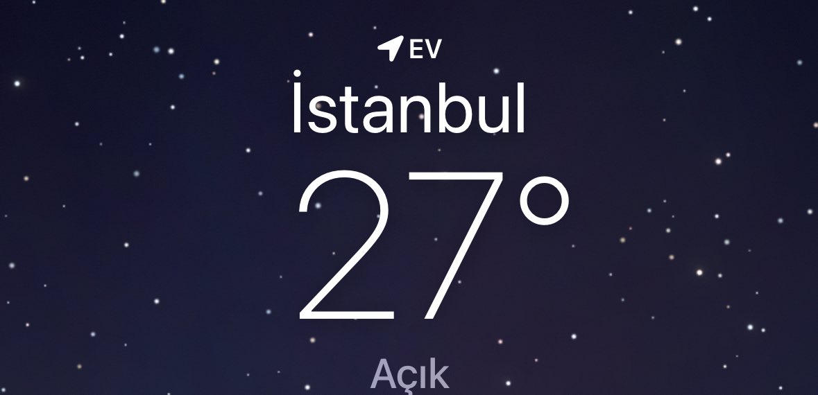 TvDunyasii's tweet image. Saat 23.36 ve şu an İstanbul’da hava 27 derece 🤦🏻♂️ Sizde durumlar nedir ?