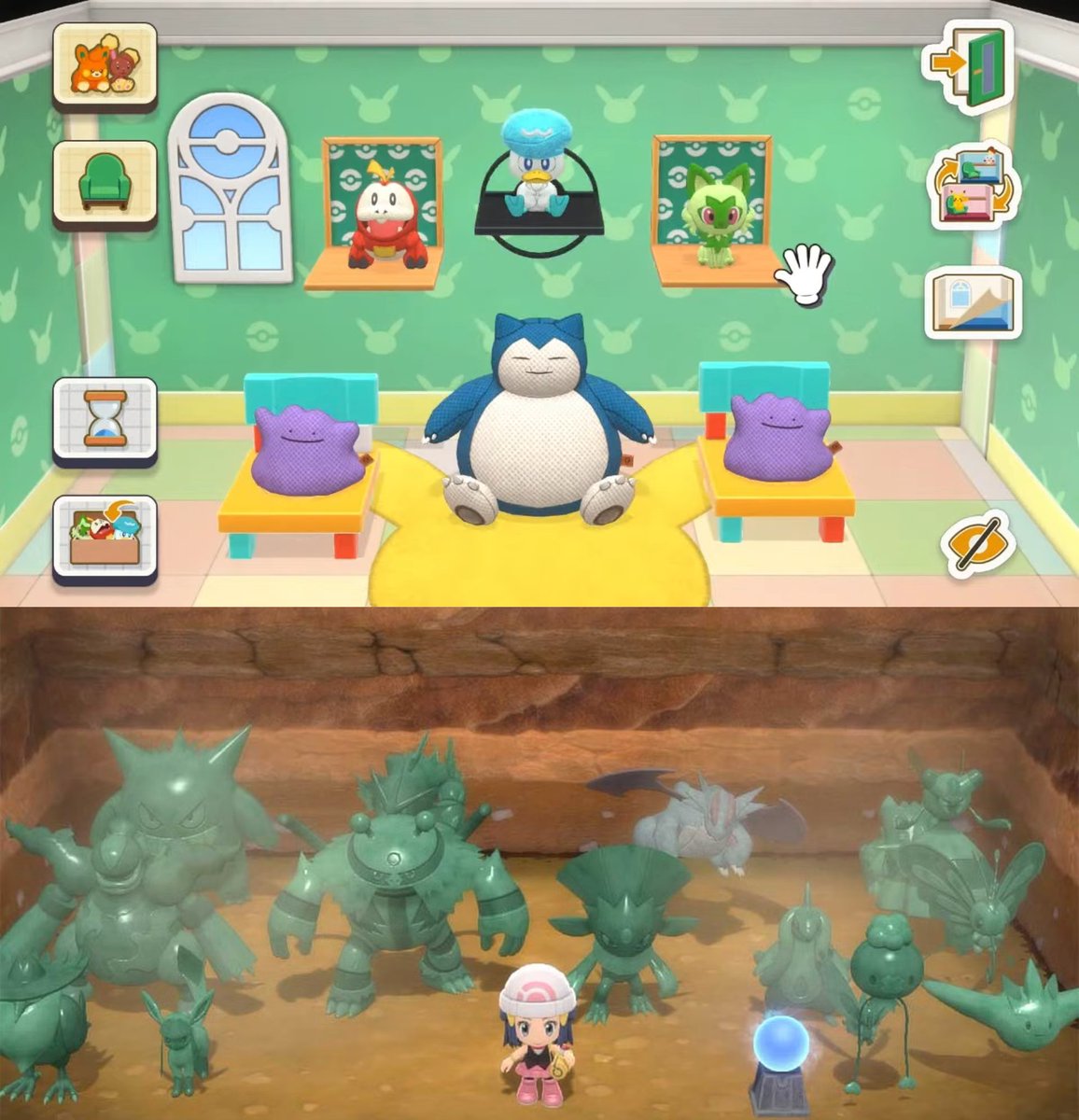 Lewchube's tweet image. they got better customization in that new pokemon puzzle game bro i dont believe it