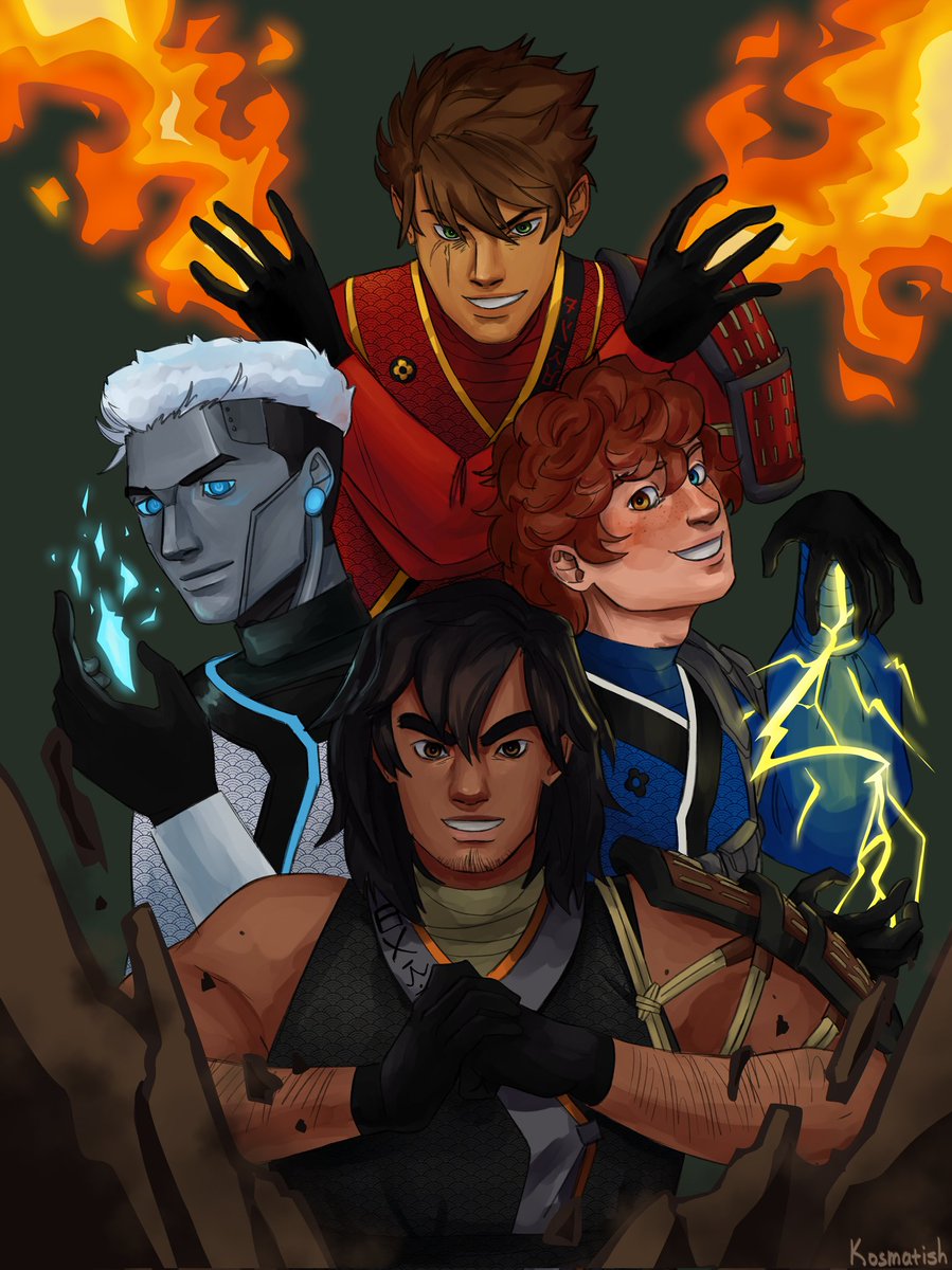 Kosmatish's tweet image. Just jump up, kick back, whip around and spin
#ninjago #ninjagofanart