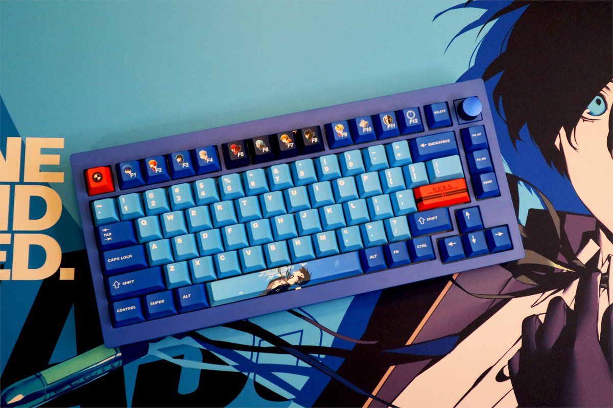 Mkrostudio's tweet image. ✨Dive in and check out our exclusive Persona 3 Reload keyboard!✨

‼️Don&apos;t miss out on this limited collection‼️
Buy both P5R and P3R keyboards to get 20% off!

Shop Link Below:
🛍️ ifk-persona-shop.fourthwall.com