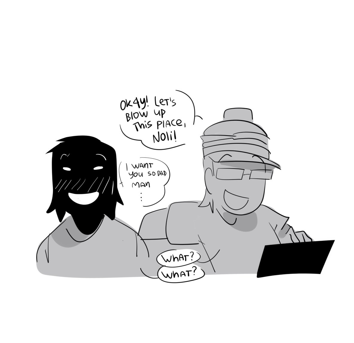 _mpils's tweet image. #forsaken #77noli #7n7noli any
god.... well... they are both ugly AHAHHA
hackers!duo again??