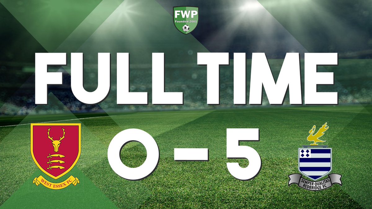 TheMotormen's tweet image. FULL-TIME: West Essex 0-5 Redbridge #IsthmianLeague fwp.co/cKP4aY