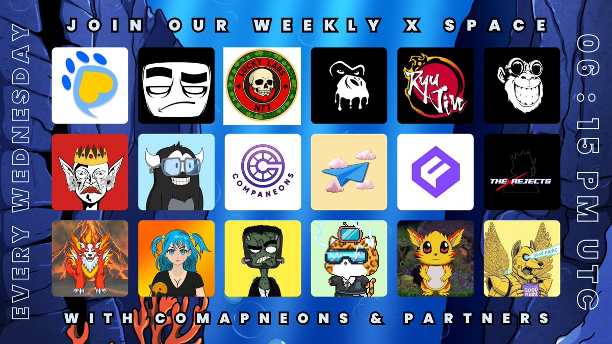 Companeons (@companeons) on Twitter photo 🚨 24 HOURS UNTIL LIFTOFF. THE <a href="/Companeons/">Companeons</a> MULTIVERSE SPACE IS COMING IN HOT 🚨
🗓️ Every Wednesday
⏰ 06:15 PM UTC
🎙️ Hosted by the one and only <a href="/Companeons/">Companeons</a> on Twitter/X
🤝 Co-hosted by your favs <a href="/chiefdopefox/">Chief Dopefox</a> & <a href="/biskinmello23/">isla_dae</a>
🚀 GUEST SPEAKERS:
<a href="/XGinsu/">Ginsu</a> <a href="/TheLazerAce/">Lazer_Ace™️</a> 🚨 24 HOURS UNTIL LIFTOFF. THE <a href="/Companeons/">Companeons</a> MULTIVERSE SPACE IS COMING IN HOT 🚨
🗓️ Every Wednesday
⏰ 06:15 PM UTC
🎙️ Hosted by the one and only <a href="/Companeons/">Companeons</a> on Twitter/X
🤝 Co-hosted by your favs <a href="/chiefdopefox/">Chief Dopefox</a> & <a href="/biskinmello23/">isla_dae</a>
🚀 GUEST SPEAKERS:
<a href="/XGinsu/">Ginsu</a> <a href="/TheLazerAce/">Lazer_Ace™️</a>