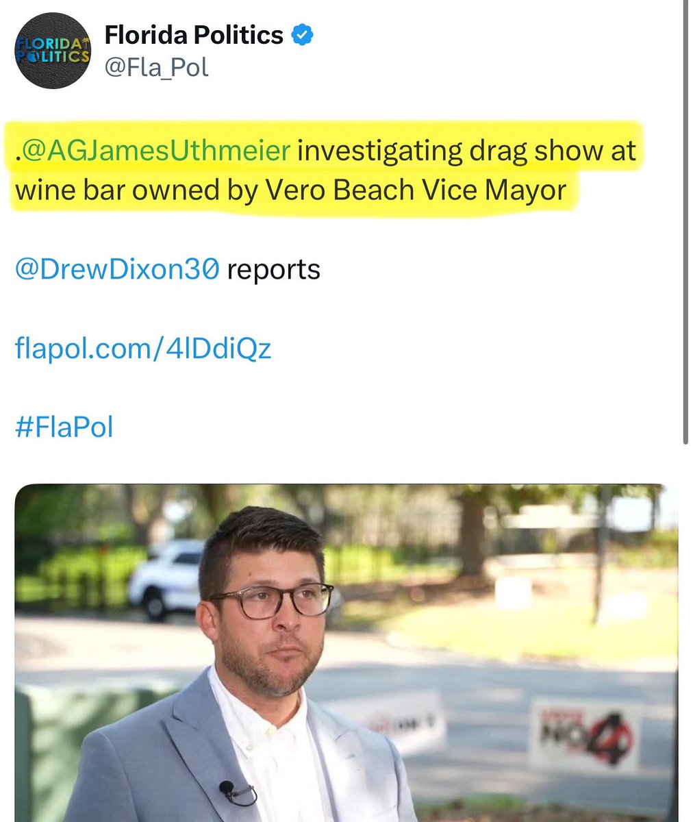 CarlosGSmith's tweet image. OH NO! The drag queen police @AGJamesUthmeier is here. What are we gonna do now??? 🤣🤣🤣
flapol.com/4lDdiQz