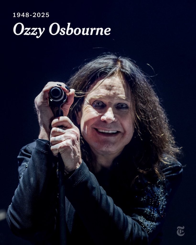 RealPeterCriss's tweet photo. Ozzy Osbourne
1948 - 2025

I'm lost for words. We just lost one of the greatest icons in rock and roll. Rest in peace my brother. My love and prayers go out to the entire Osborne family and Ozzy's friends and fans.

God Bless,

Peter Criss https://t.co/5LK1B0ExLu