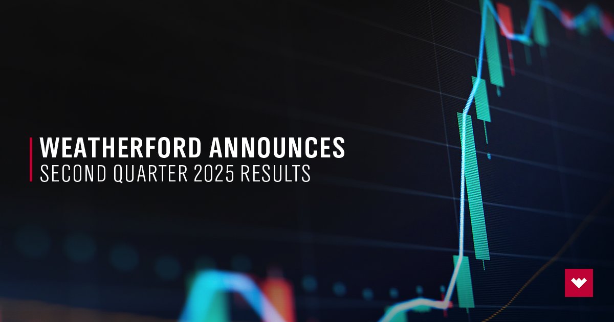 Girish Saligram, President and CEO, commented, “Our core operating markets continued to exhibit activity slowdown during the quarter, driven by geopolitical events, supply-demand imbalance concerns, and trade uncertainties." Read more: weatherford.me/4mcUebX