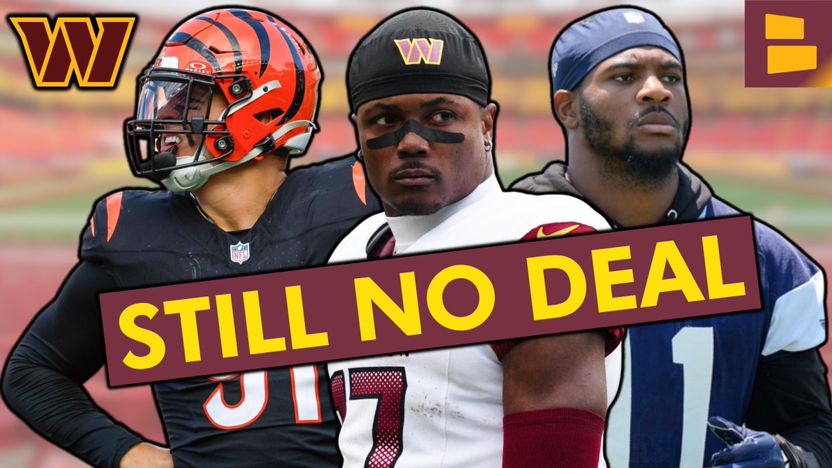 ChatSports's tweet image. On today's LOADED edition of the Commanders Report: ⬇️
- Terry McLaurin DOES NOT Report To Training Camp ☹️
- Coach Quinn & Adam Peters' Pre-Camp Presser Takeaways 📝
- Micah Parsons & Trey Hendrickson Latest 👀
Watch Here ➡️: youtube.com/watch?v=lh2rYR…
#RaiseHail