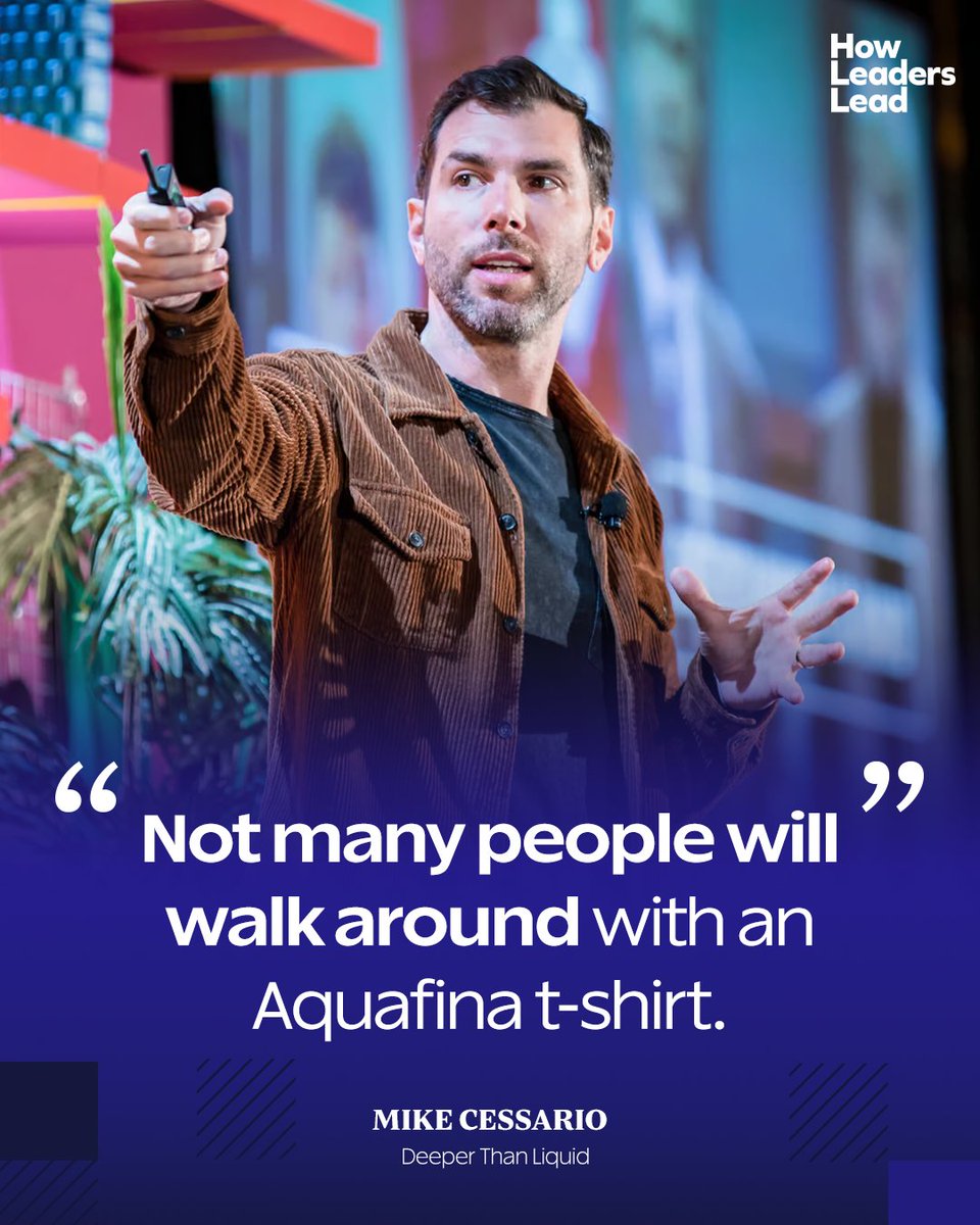 HowLeadersLead's tweet image. Most companies sell a product. Liquid Death sells a lifestyle. 💧💀
CEO Mike Cessario shares why great leaders don’t just move units — they build brands people want to rep.
Product sells. Brand sticks.
Watch the full conversation now: youtu.be/OZexMbTS-QQ