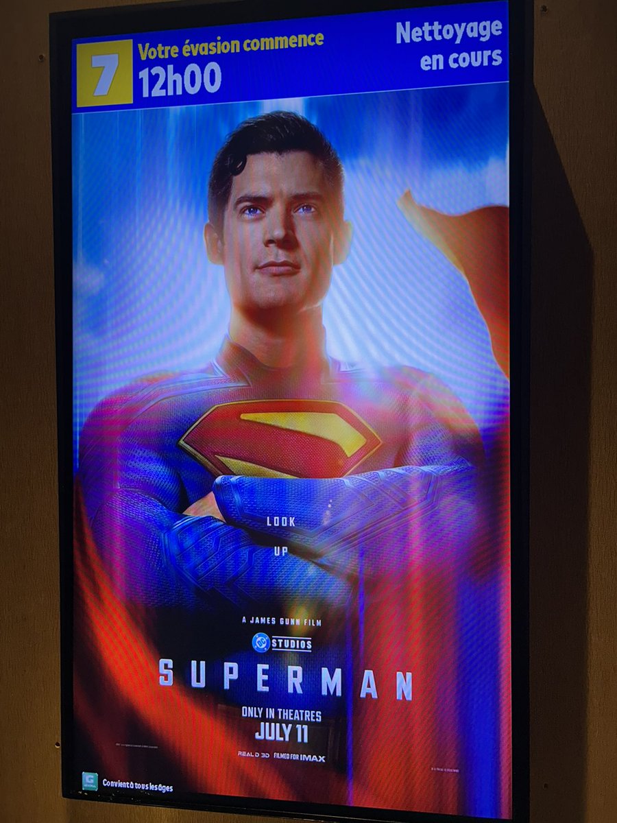 JS_Bui's tweet image. #Superman : un retour réussi pour l’Homme d’acier au grand écran.
Un Superman très humain, vulnérable, taillé sur mesure pour notre époque étrange.
⭐️⭐️⭐️⭐️