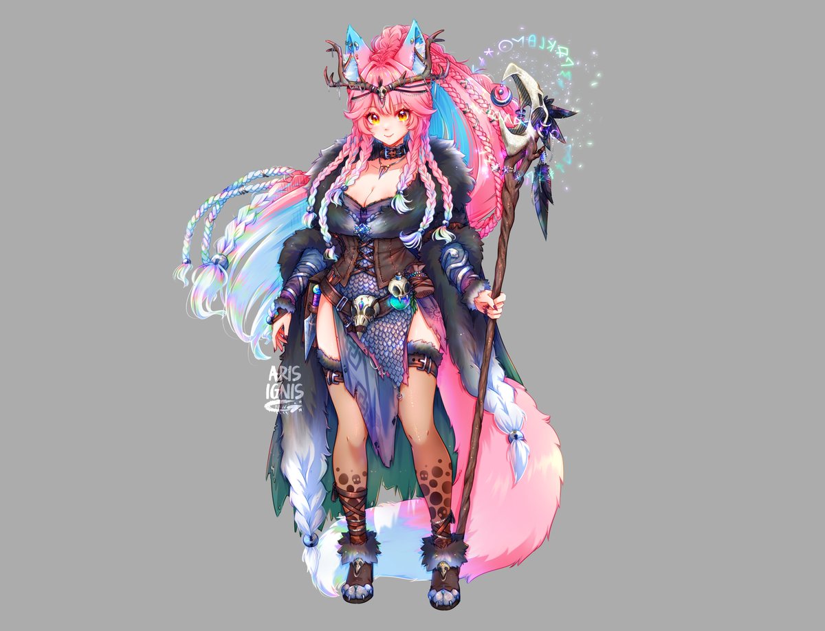 Every time I finish one of these outfit designs it becomes my new favorite LOLOL
I hope ya'll know getting to make these for you has been one of the absolute best things about my career ;0; AHOOOOO
ILY

Outfit Design Comm for @.Sushi_FoxxTTV 

#Vgen #VgenComm #Vtuber