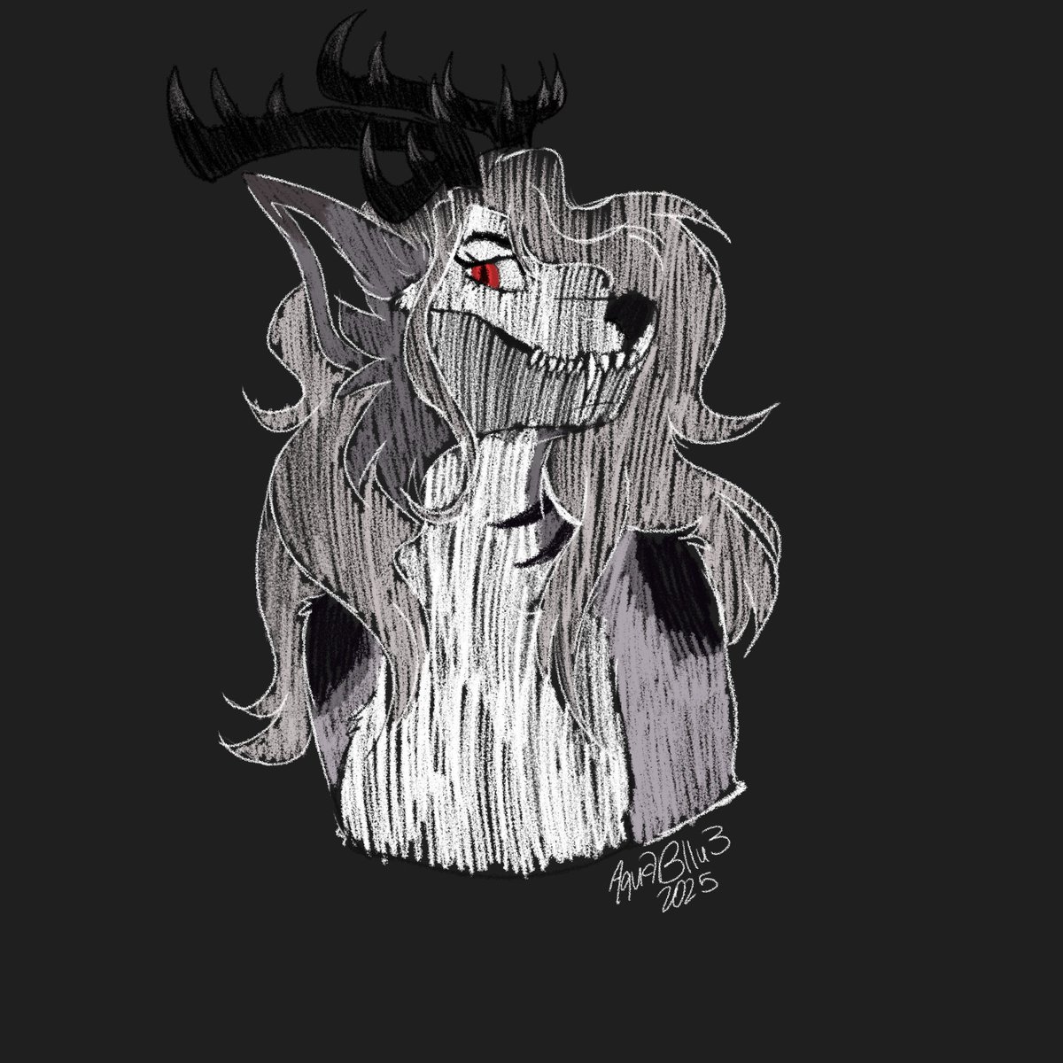 AquaBllu3's tweet image. My part of an art trade with @VWolf24Art ! I LOVED getting to draw Alina she’s so cool!!! 🌹