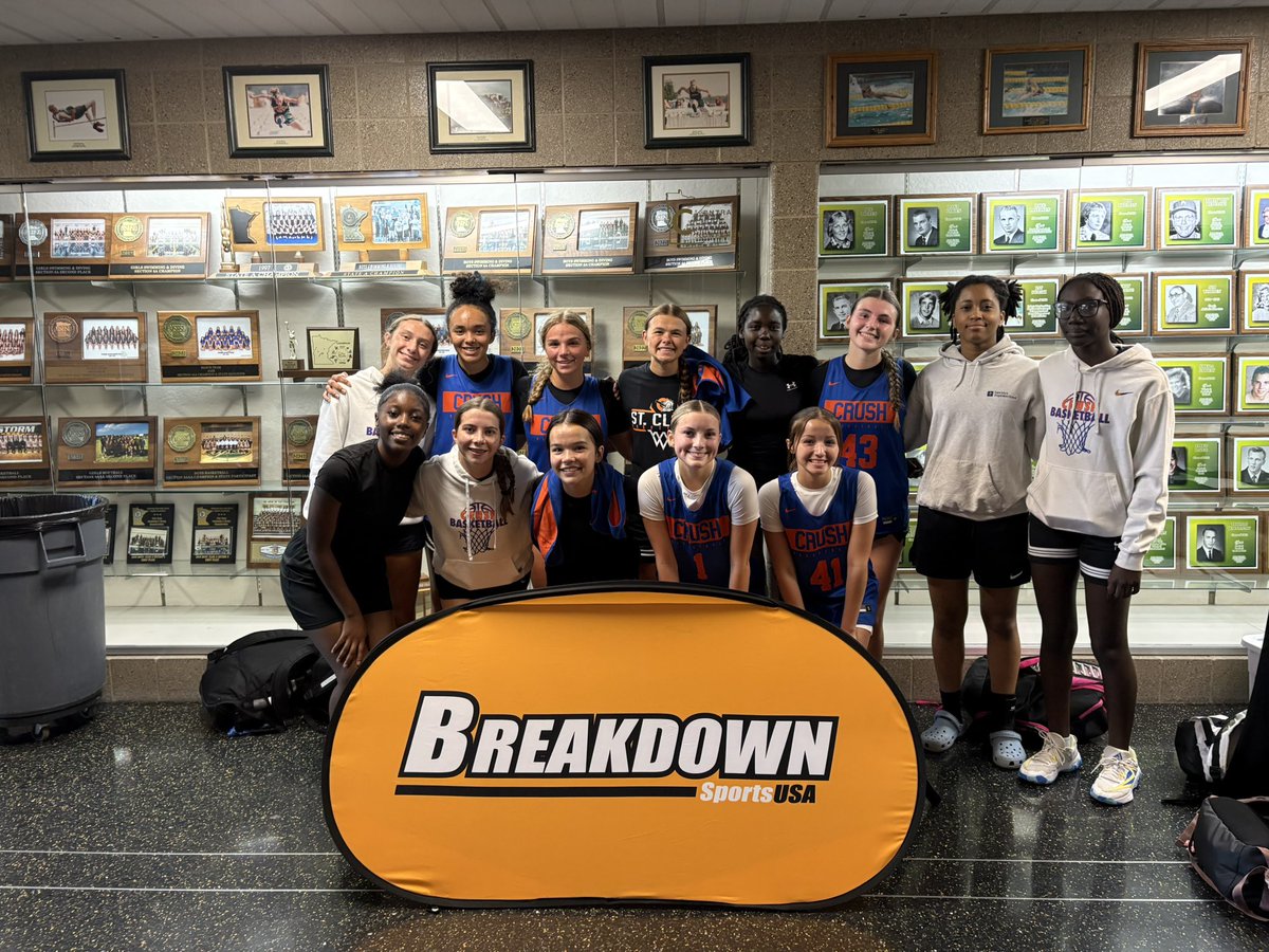 Shoutout to the Crush for going 2-1 today at the Breakdown at Sauk Rapids! There were FRUSTRATION moments but I have to thank these girls as they were able to win two games in a day and have already tied their season total from last year! Continue to work and stay together!