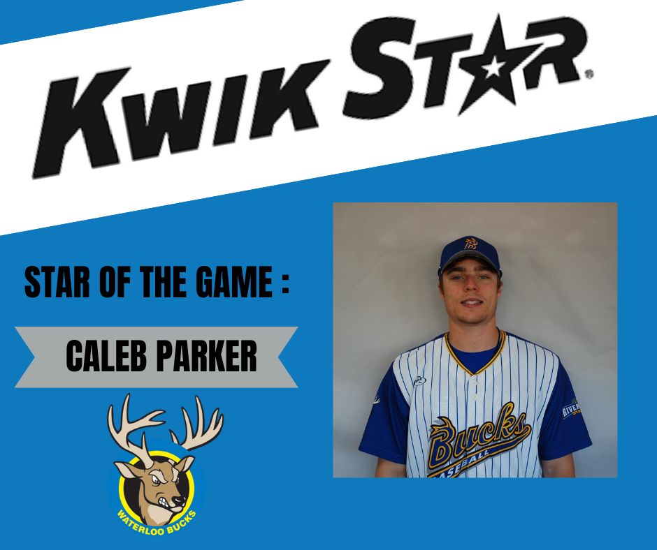 waterloobucks's tweet image. Caleb Parker shined the brightest in this afternoon matinee! 3 hits, an RBI, and two runs by #34 bolstered the Bucks' offensive effort in this one en route to a victory! Congratulations, Caleb!
Go Bucks! #AntlersUp