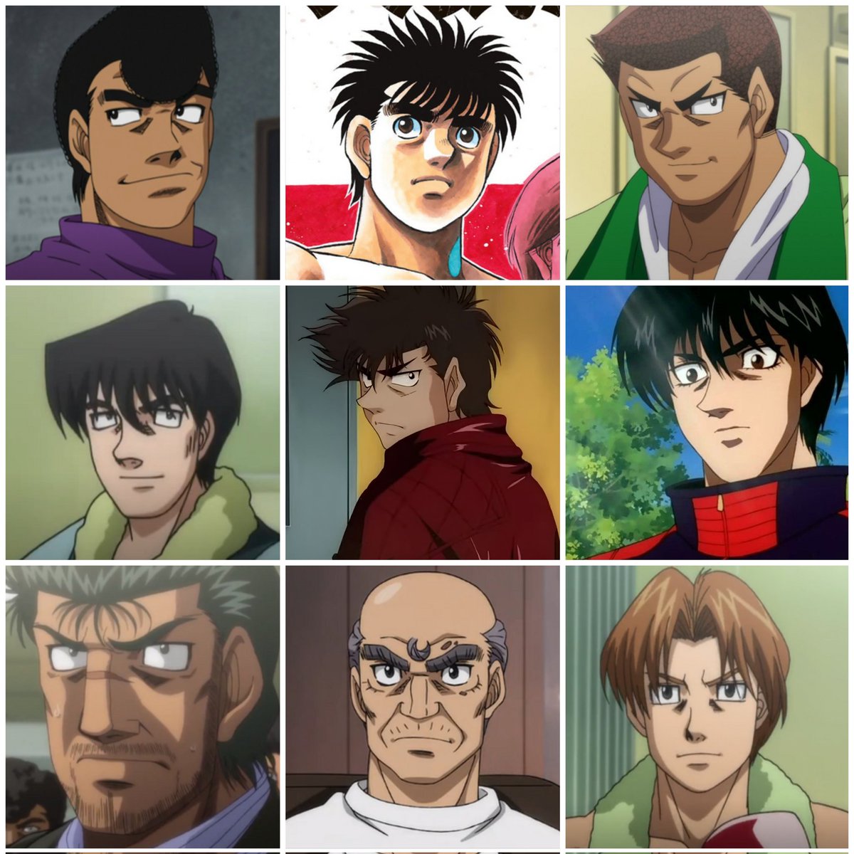 IamDanimeru's tweet image. Jetzt wo ich mit dem Anime durch bin hier sind meine Top 9 Hajime no Ippo Charaktere