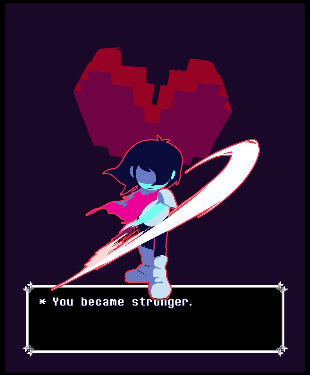 irregularcloudi's tweet image. #DELTARUNE high effort doodle