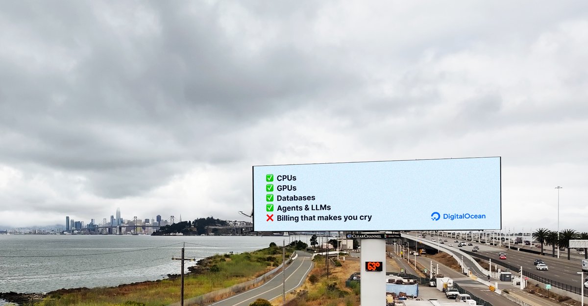 digitalocean's tweet image. Crying over your cloud bill? Come have a drink on us.🍹😄
We're partnering with @CloudflareDev, @langflow_ai, @LaunchDarkly, @chatprd, @OpenAI, & @rungalileo for demos, drinks, & conversations tonight 6 PM in SF. 🔗 do.co/4m0KHoe
Don't worry, your old provider isn't…