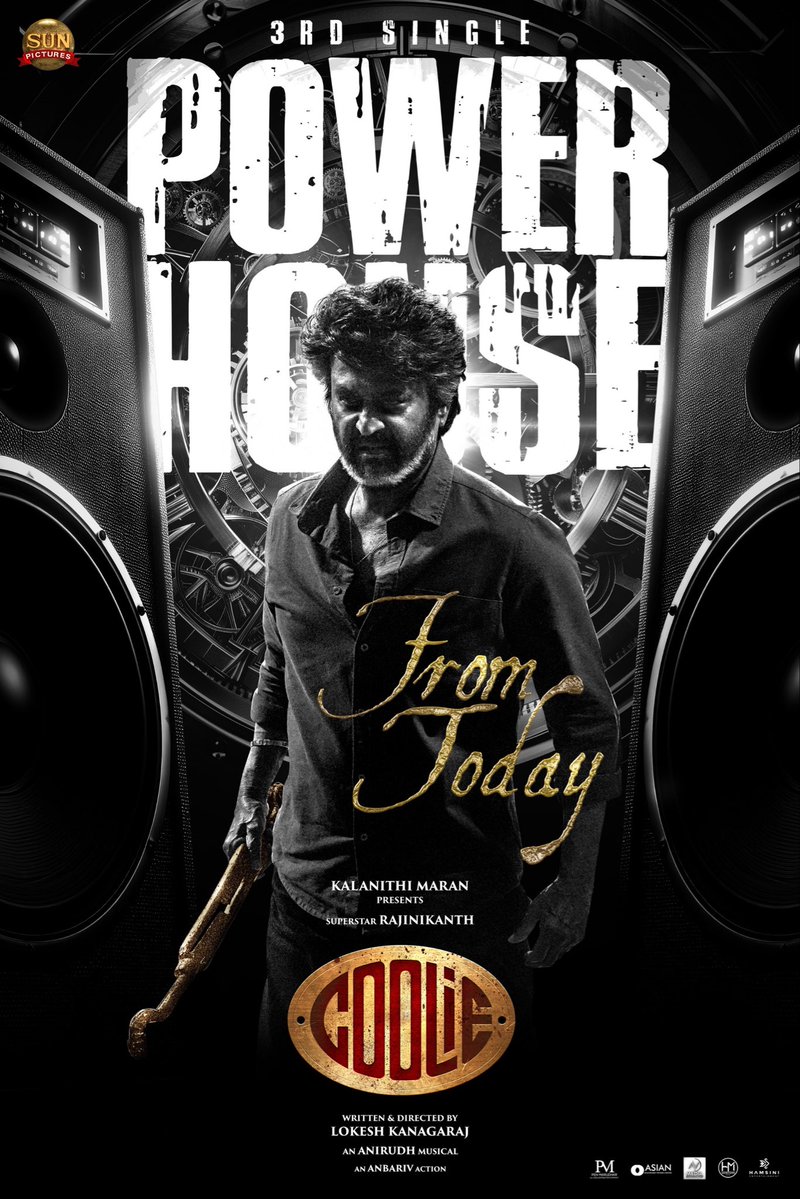 Girish Johar (@girishjohar) on Twitter photo Coolie’s advances have opened to a BLOCKBUSTER start in the US. Also #PowerHouse storm begins!
Lyrical Video is out now!
<a href="/anirudhofficial/">Anirudh Ravichander</a> music 💥🎼❤️🔥
<a href="/rajinikanth/">Rajinikanth</a>
👊🏼🎉 youtu.be/OXHTlMPbX7o Coolie’s advances have opened to a BLOCKBUSTER start in the US. Also #PowerHouse storm begins!
Lyrical Video is out now!
<a href="/anirudhofficial/">Anirudh Ravichander</a> music 💥🎼❤️🔥
<a href="/rajinikanth/">Rajinikanth</a>
👊🏼🎉 youtu.be/OXHTlMPbX7o