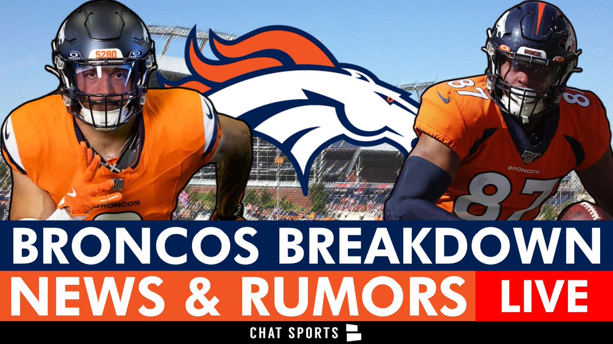 Moose_NFL's tweet image. Join us Broncos Country! LIVE on Broncos Breakdown by @ChatSports
WATCH: youtube.com/live/_Tbd9wABW…
Today we talk training camp news & the potential return of a former Broncos 1st Rd. Pick?