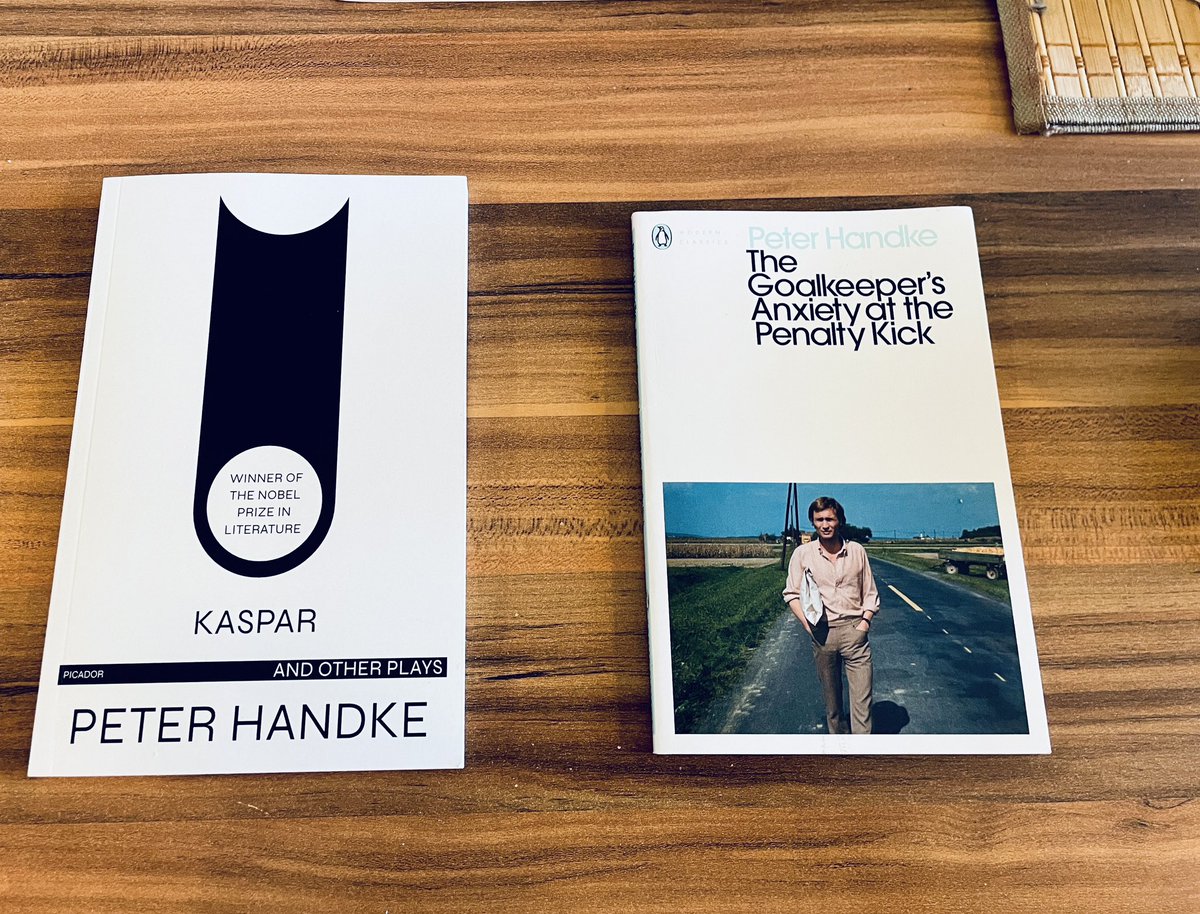bobblack1's tweet image. Last week, after listening to @TheLifeonBooks interview w/ @maxdaniellawton , I decided to read & reread all of Handke
Friday, I watched Wenders The Goalkeeper’s Anxiety at the Penalty Kick.
glorious
Then I read Afternoon of a Writer ✍️(loved)
Tonight, the book and a play.