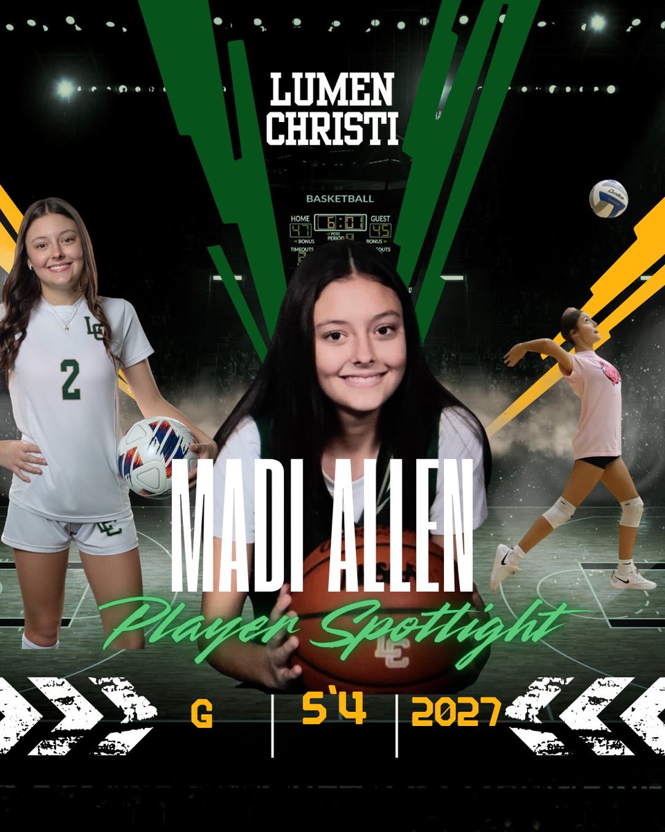 🌟 Spotlight Player of the Day: Madi Allen
Madi is a 3-sport athlete who brings high energy and a understanding of the game. Her competitiveness and hustle will be a key asset for the team this season.