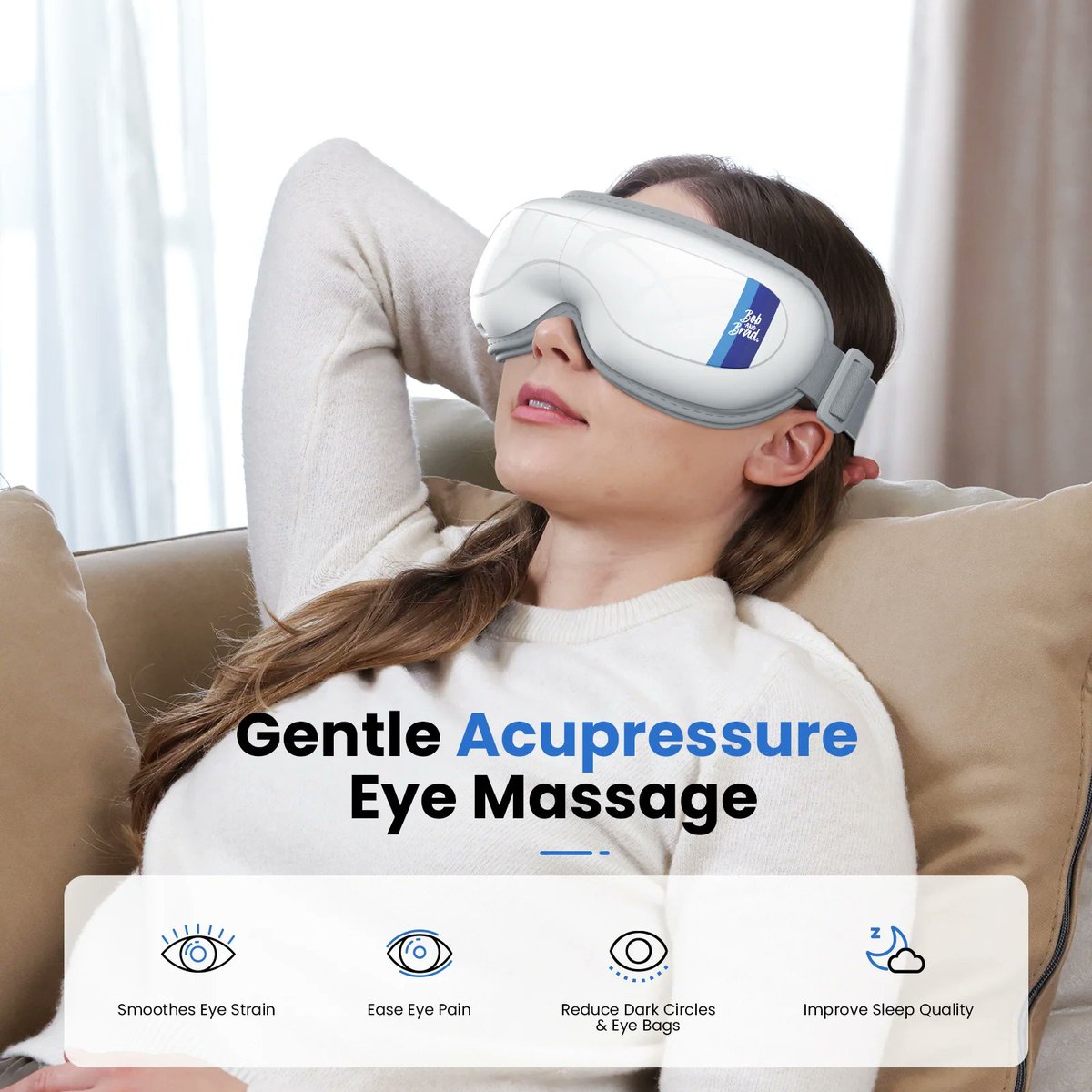 realbobandbrad's tweet image. 😫 Tension, headaches, sleepless nights?
Meet your new fix 👉 Bob &amp;amp; Brad EyeZen Eye Massager
✅ Heat + massage = instant relief
✅ Melt tension, ease pain, sleep better

📍 Now at Walmart — pain relief aisle, next to Tylenol &amp;amp; Advil!
#BobAndBrad #EyeMassager #BetterSleep
