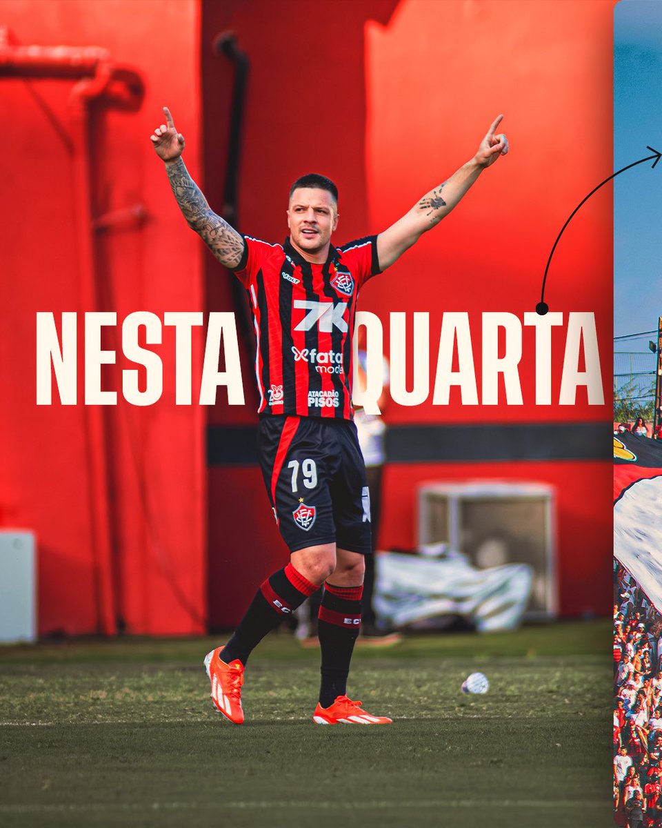 ECVitoria's tweet photo. Jogaremos juntos, Nação! Por nossa história!! 🔴⚫️🦁

📸: Victor Ferreira | EC Vitória 

#PegaLeão #PorNossaHistória #Brasileirão2025 #JogaremosJuntos https://t.co/ELLZSO4hyn