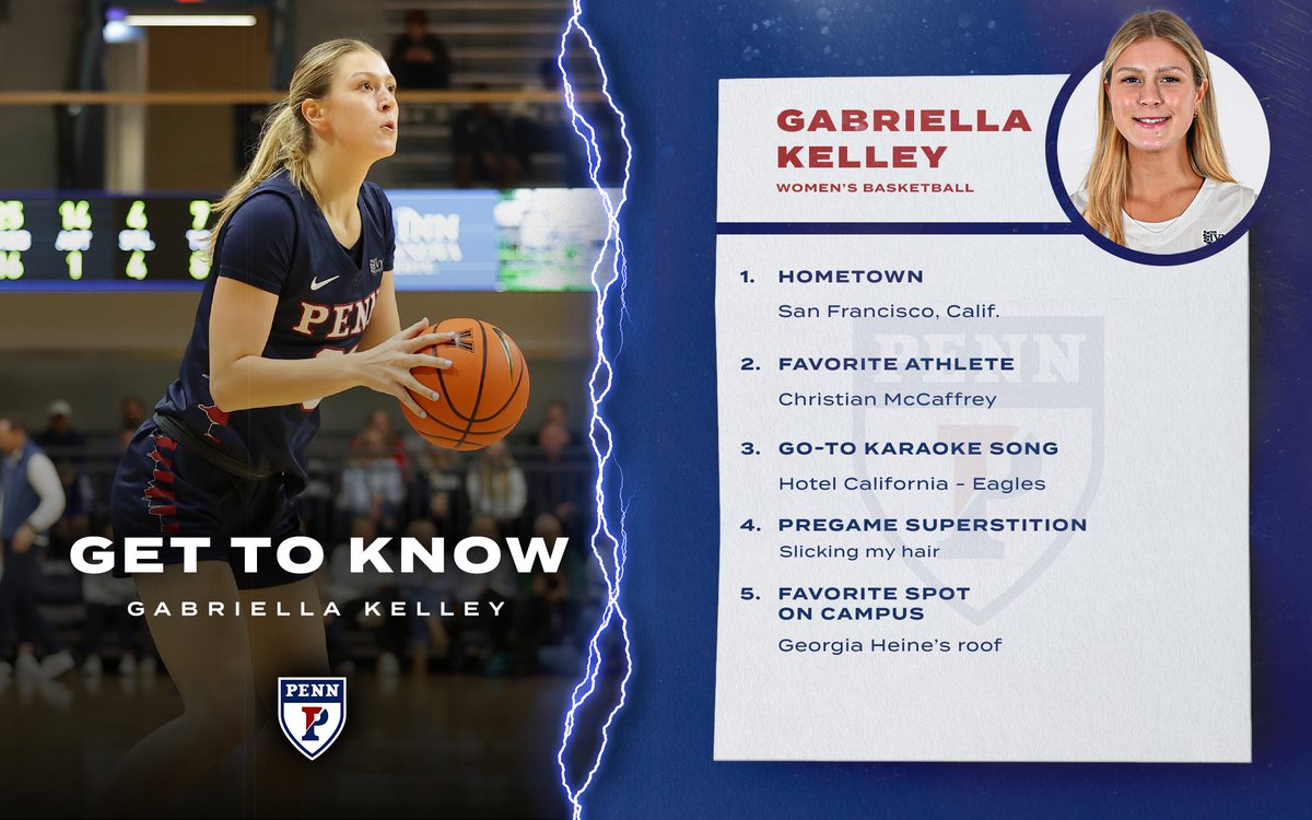 PennWBB's tweet image. 𝗚𝗘𝗧 𝗧𝗢 𝗞𝗡𝗢𝗪... @gabriella_2024!

Must be something special about hanging out on @GeorgiaHeine&apos;s roof! 🤣😅

#FightOnPenn