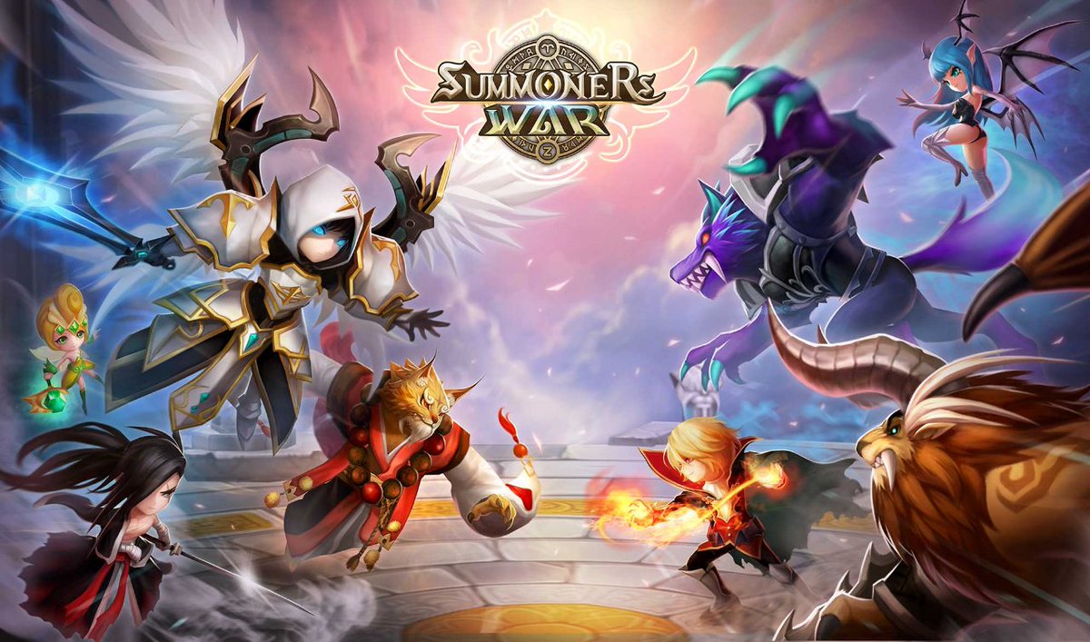 Toxin45's tweet image. Summoner's War is a mobile action with summoners soming demons and collabs.